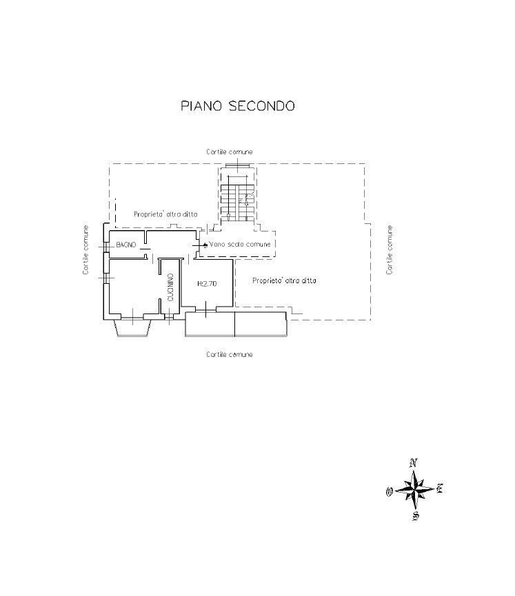 Bilocale Frazione Mentoulles, 10, Fenestrelle - planimetria 1