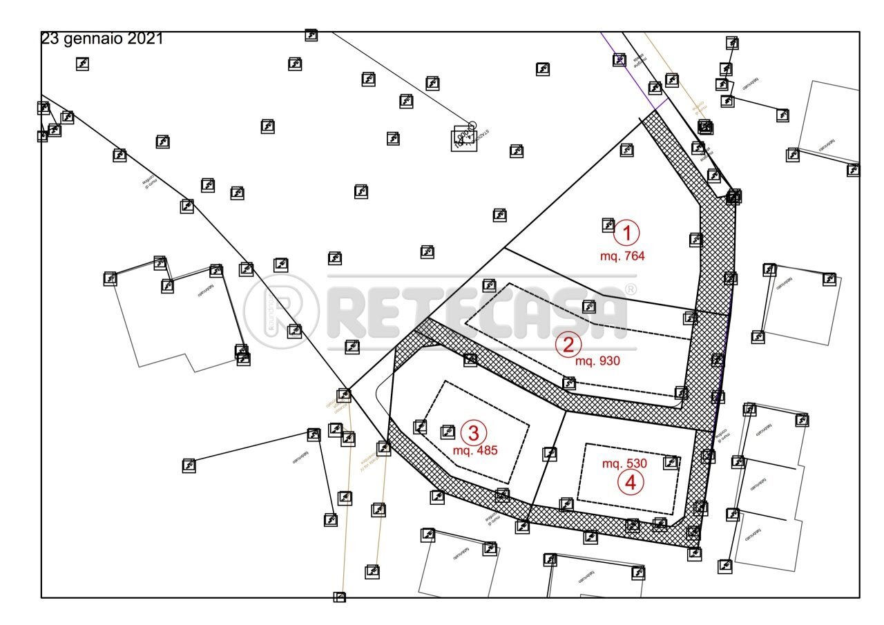 lotti - Terreno edificabile via san luca 302, Cornedo Vicentino - planimetria 1