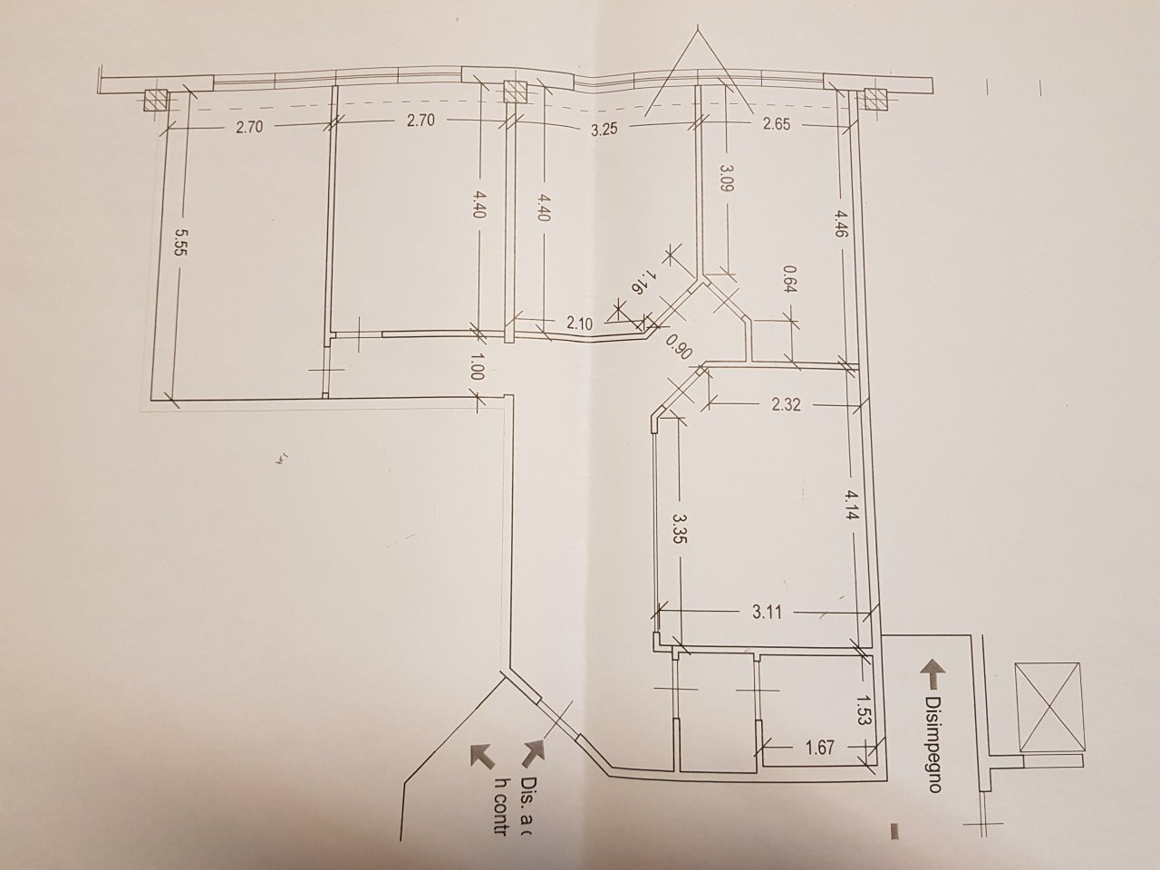 ufficio.jpg - Ufficio via de gasperi, Lucca - planimetria 1