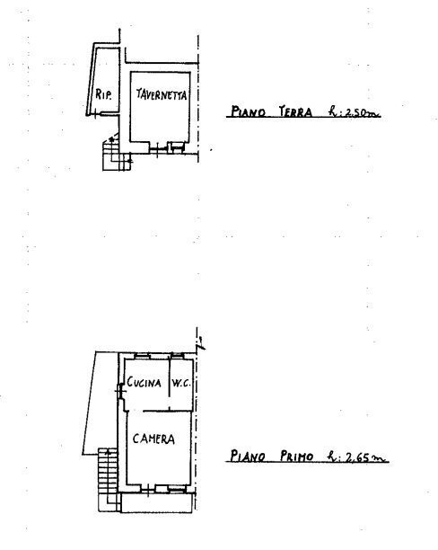 Casa indipendente Borgata Ostana, 36, Martiniana Po - planimetria 1