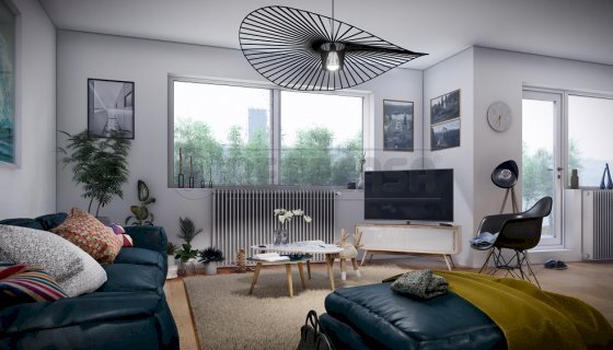 rendering-living.png - Attico Spinea - foto 2