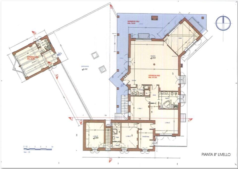 Piantina Vicoforte.JPG - Independent house Vicoforte - floor plans 1