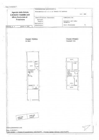 Villa a Schiera strada Provinciale Ausonia-Selvacava, Ausonia - planimetria 1