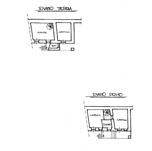 Casa semi indipendente Strada Provinciale, 117, Sanfront - planimetria 1