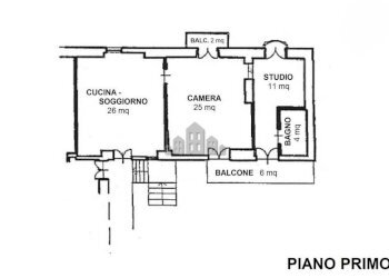 Planimetria - Three-room apartment via Massimo d'Azeglio, 125, Castellamonte - photo 24