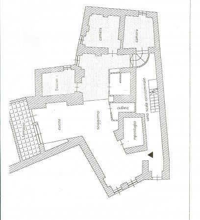 Quadrilocale Calice Ligure - planimetria 1