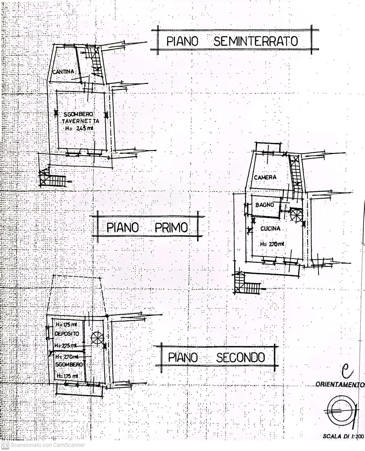 Semi-detached house Via Bricco Margaria, 4/A, Barge - floor plans 1