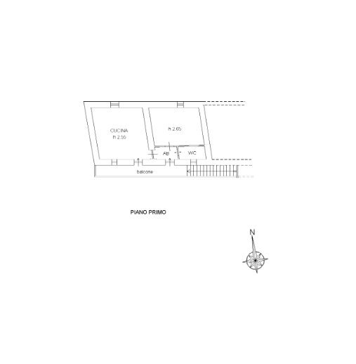 Farmhouse Via Chiappere, 5, Barge - floor plans 1