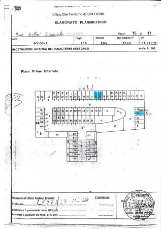 Box via Antonio di Vincenzo, 6, Bologna (zona Bolognina) - planimetria 1