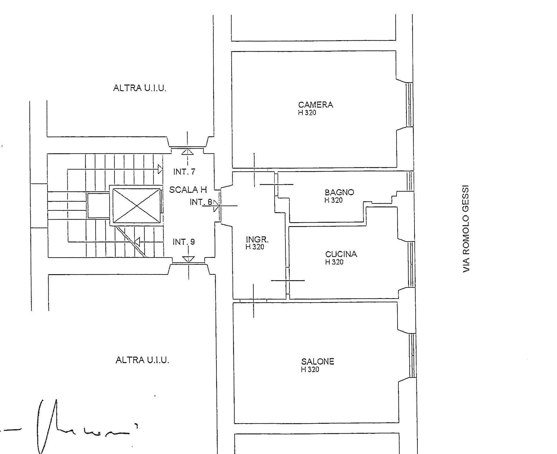 Apartment P.zza S.M.Liberatrice, Roma - floor plans 1