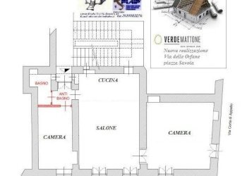 Planimetria - Bilocale via Po, 5, Torino (zona Centro) - foto 18