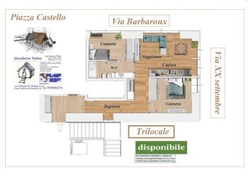 Planimetria - Two-room apartment via Po, 5, Torino (neighborhood Centro) - photo 31