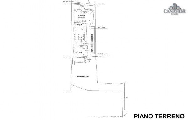 Rustico via costeggio, Val di Chy - planimetria 1