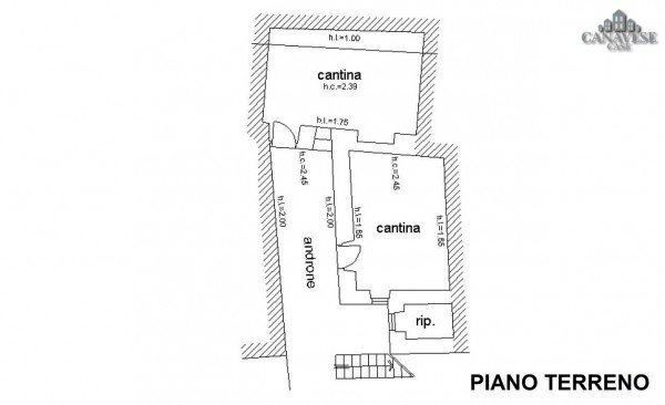 Rustic via costeggio, 3, Val di Chy - floor plans 1