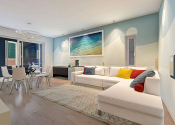 Soggiorno con nicchia - Trilocale via Vittorio Veneto, 130, Alassio - foto 2