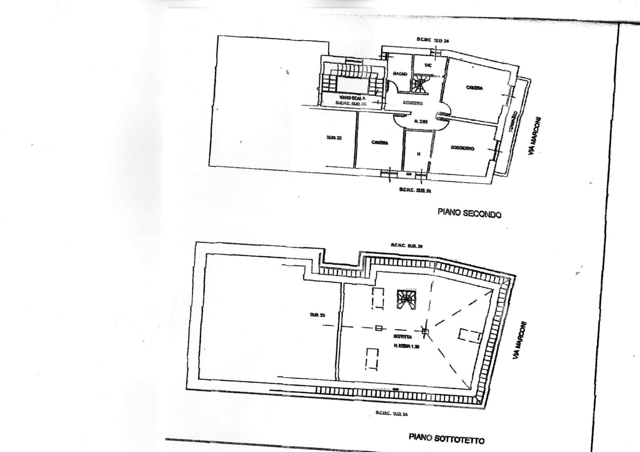 Apartment via Guglielmo Marconi, 29, Cengio - floor plans 1
