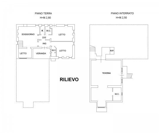 Villa Cisternino - planimetria 1