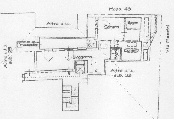 Attico via Giuseppe Mazzini, 38, Alassio - planimetria 1