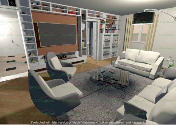 soggiorno - Quadrilocale via Monte Ortigara, Bergamo - foto 1