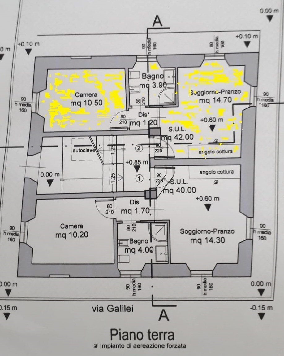 pianta piano terra nord-est.jpg - Bilocale Cupra Marittima - planimetria 1