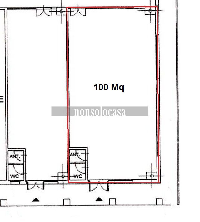 PLANIMETRIA - Locale Commerciale Via dell'Osteria, Collazzone - planimetria 1
