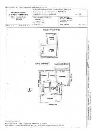 Rustic Borgata Ambrogi, 86, Beinette - floor plans 1