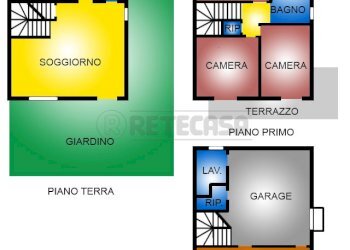 PLANIMETRIA - Villa a Schiera Via Cà Vaccari 2, Montorso Vicentino - foto 7