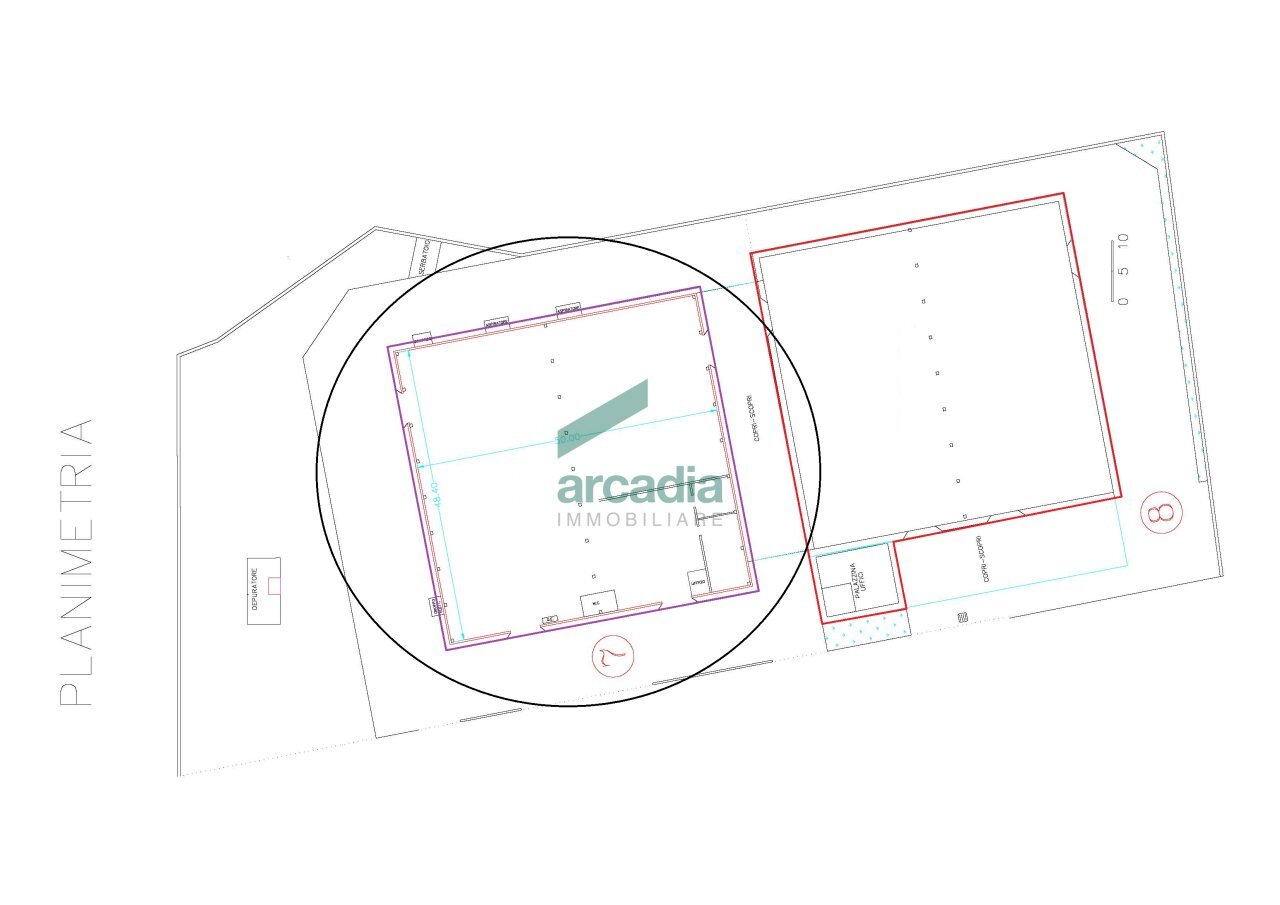 planimetria - Locale Commerciale SP231 KM 3, 800, Modugno - planimetria 1