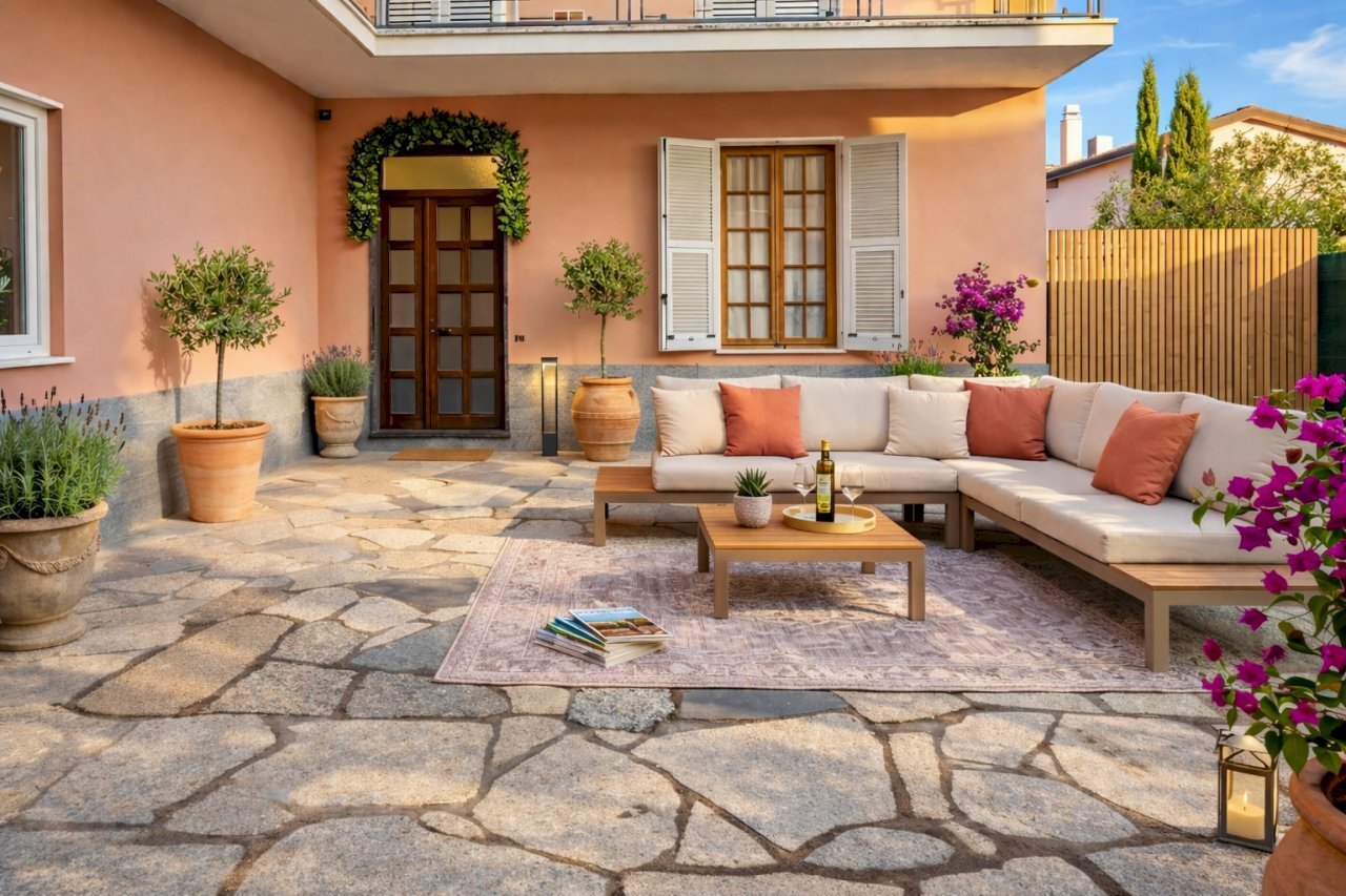 corte con arredo - Casa semi indipendente Arcola - foto 3