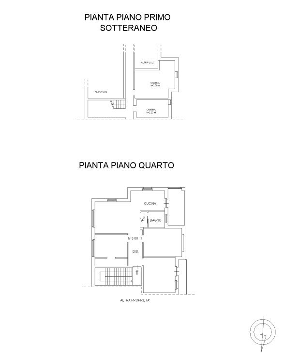 Four-room apartment Via Don Giovanni Bosco, 15, Saluzzo - floor plans 1