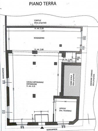 Shop corso Antonio Gramsci, Asti - floor plans 1