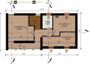 Piantina piano primo.jpg - Terreno edificabile Via Acqui 9, Mioglia - foto 3