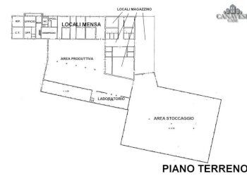 planimetria piano terreno - Capannone via marconi, 77, Borgofranco d'Ivrea - foto 47