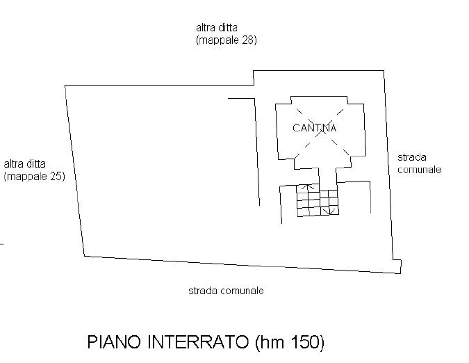 Casa semi indipendente Via Conte Eugenio Brunetta, 37, Usseaux - planimetria 1