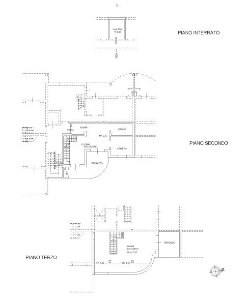 Four-room apartment Via Paolo Borsellino, 3, Manta - floor plans 1