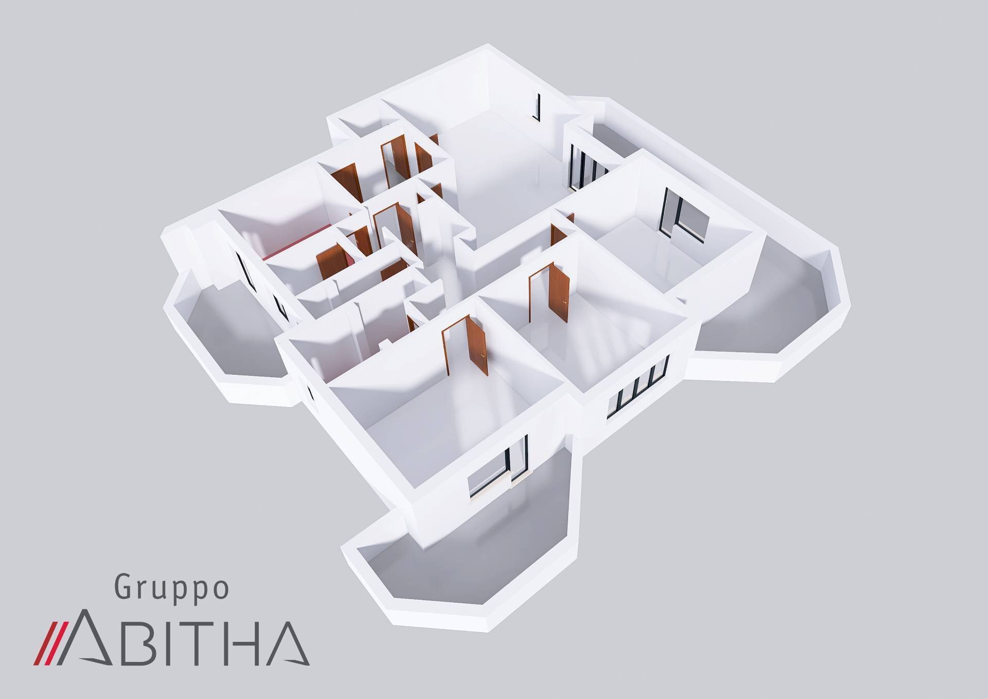 Apartment Via Antonio Fogazzaro, Roma - floor plans 1