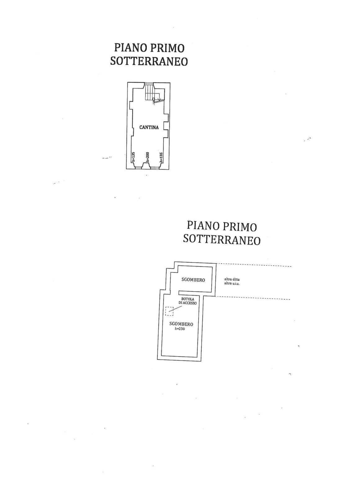 Rustico via Luciano Eula, Morozzo - planimetria 1