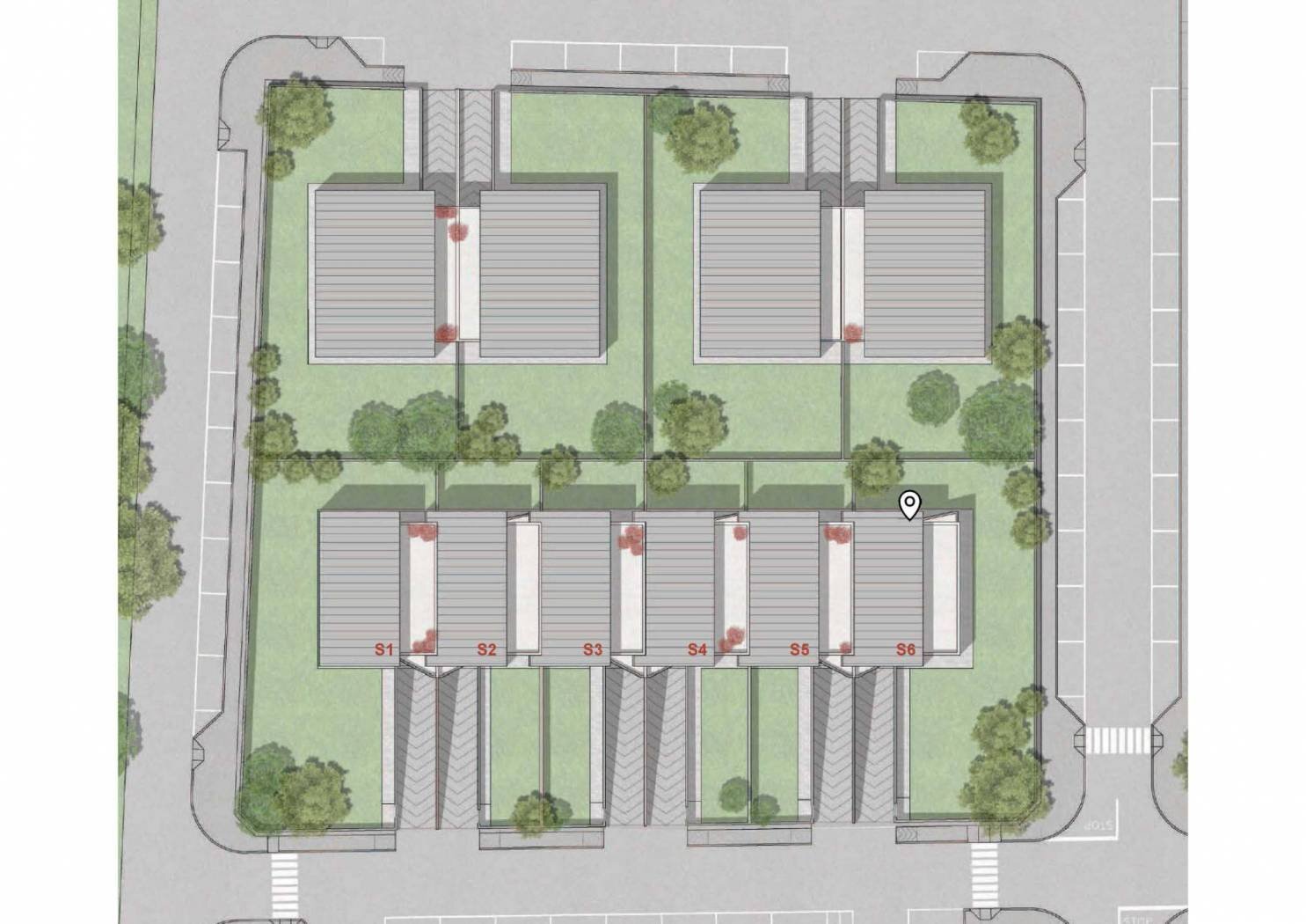 Planimetria - Terraced Villa via Delfino, Bernezzo - photo 2