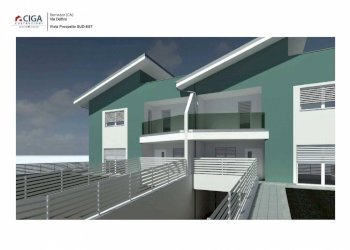 Ipotesi di render - Villa a Schiera via Delfino, Bernezzo - foto 1