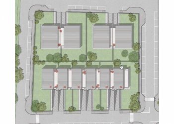 Planimetria - Villa a Schiera via Delfino, Bernezzo - foto 2