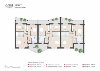 Piano primo - Villa a Schiera via Delfino, Bernezzo - foto 5