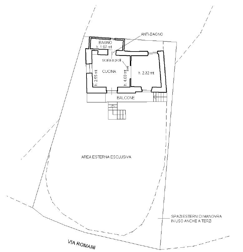 Independent house Via Romani, 12/A, Pagno - floor plans 1