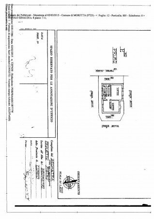 Rustico via Luigi Einaudi, 8, Moretta - planimetria 1