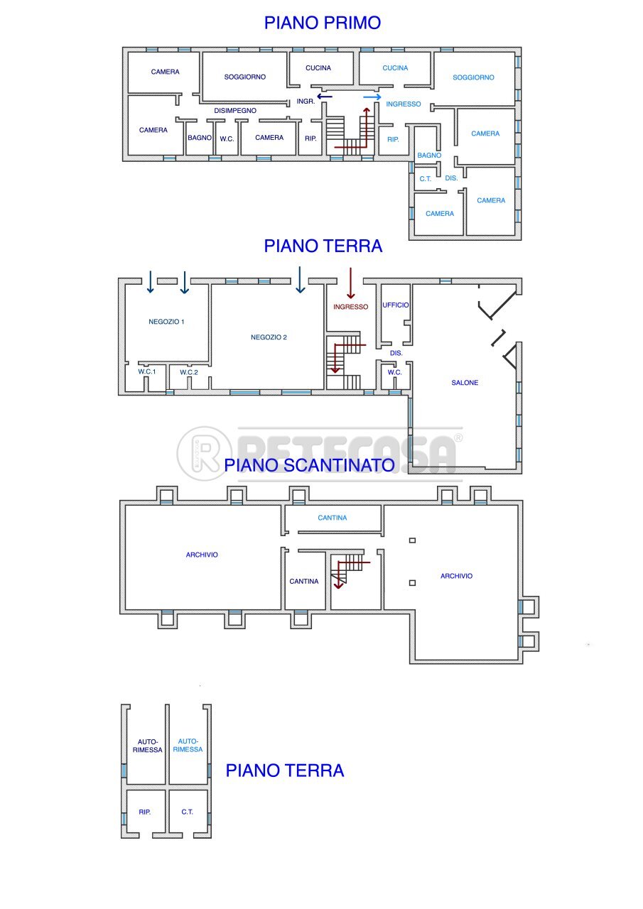 PLANIMETRIA - Locale Commerciale Via Roma 3131, San Vito al Torre - planimetria 1