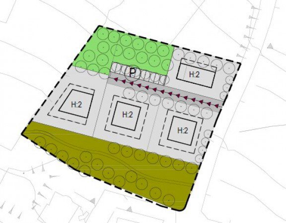 Terreno edificabile Mosciano Sant'Angelo - planimetria 1