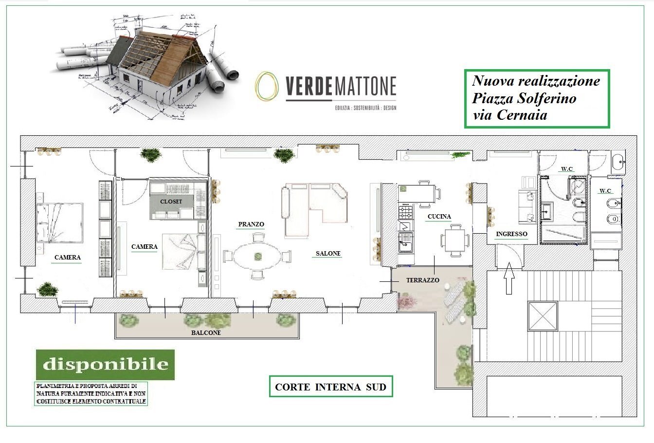 Bilocale via San Francesco d'Assisi, 35, Torino (zona Centro) - planimetria 1