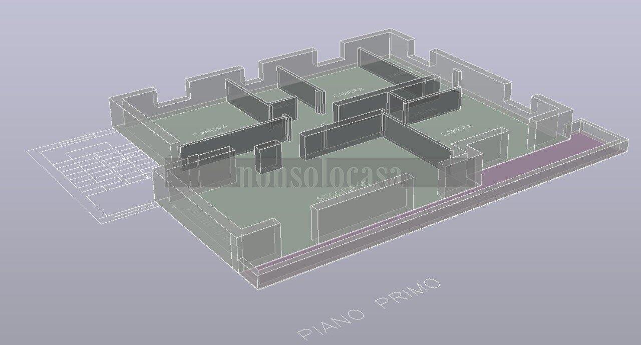 PLANIMETRIA - Quadrilocale Via del Pino, Perugia - planimetria 1