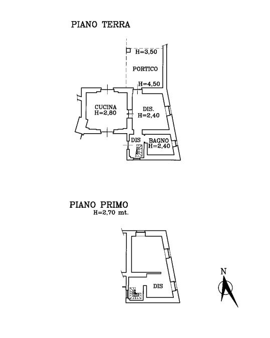 Casa indipendente Via Santo Spirito, 2, Martiniana Po - planimetria 1